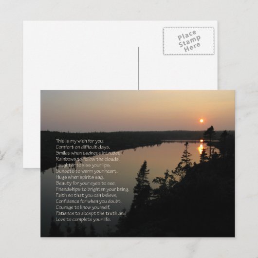 Möchten Sie Postkarte (Vorne/Hinten)