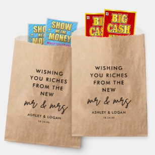 Möchten Sie Riches Wedding Scratchers Gefallen Tas Geschenktütchen