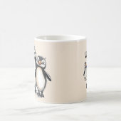 Möchten wir als Nächstes tun, Pinguine Tasse, Funn Kaffeetasse (Mittel)