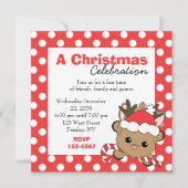 Möchtest du eine Candy-Cane? Einladung (Vorderseite)