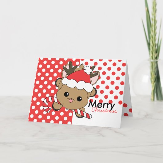 Möchtest du eine Candy-Cane? Feiertagskarte (Vorderseite)