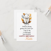 Möchtest du Großsohn Karte (Vorderseite/Rückseite Beispiel)