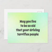 Möchtest du so alter Witz sein? Postkarte (Vorne/Hinten)