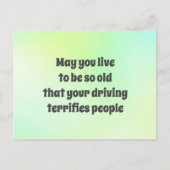 Möchtest du so alter Witz sein? Postkarte (Vorderseite)