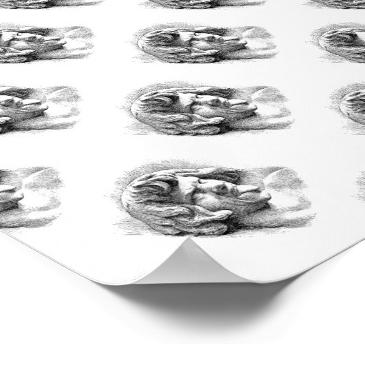 Mock Me ~ Geschenkpapier 16x12 Poster (Ecke)