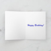 Mock Orange Birthday Card Karte (Innenseite)