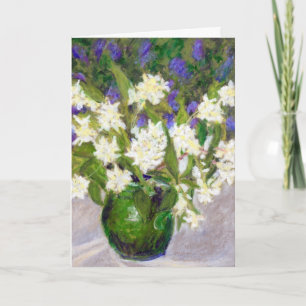 Mock Orange Birthday Card Karte