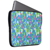 Mock Orange Blossom und Weigelia Laptop Sleeve (Vorne Rechts)