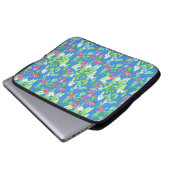 Mock Orange Blossom und Weigelia Laptop Sleeve (Vorne Knopf)