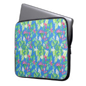 Mock Orange Blossom und Weigelia Laptop Sleeve (Vorderseite Links)