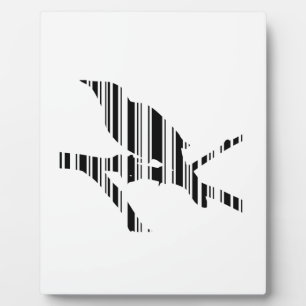 MOCKINGBIRD BAR CODE Bird Barcode Design Fotoplatte