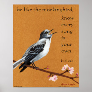 Mockingbird "Kennen Sie, dass jedes Lied Ihr eigen Poster