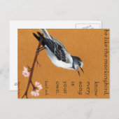 Mockingbird "Kennen Sie jedes Lied ist Ihr eigenes Postkarte (Vorne/Hinten)