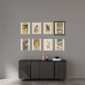 Mockingbird, Set von 8 (5 von 8) Vogelgalerie Maue Poster