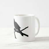 Mockingbird Silhouette Kaffeetasse (VorderseiteRechts)