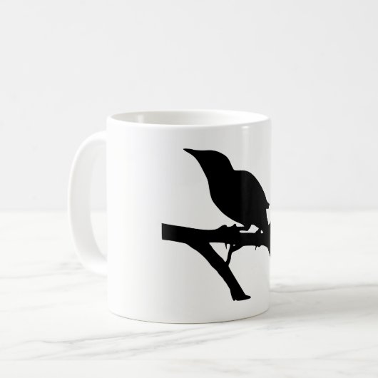 Mockingbird Silhouette Kaffeetasse (Vorderseite Links)