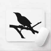 Mockingbird Silhouette Mousepad (Mit Mouse)