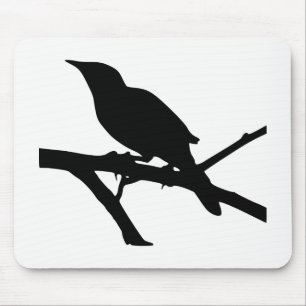 Mockingbird Silhouette Mousepad