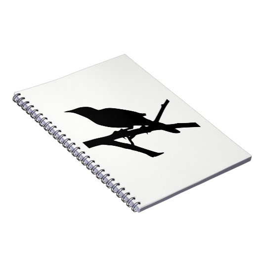 Mockingbird Silhouette Notizblock (Rechte Seite)