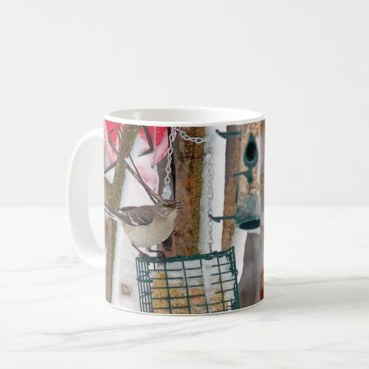 Mockingvogel Kaffeetasse (Vorderseite Links)