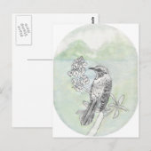 Mockingvogel Postkarte (Vorne/Hinten)