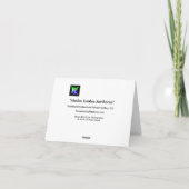 Mocko Jumbies USVI Feiertagskarte (Rückseite)