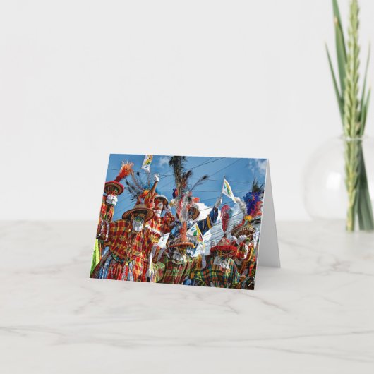 Mocko Jumbies USVI Feiertagskarte (Vorderseite)