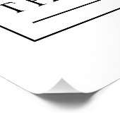 Mocktail non alcoholic drink alcohol free cocktail poster (Ecke)