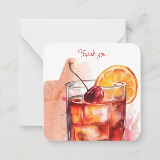 Mocktail Recipe Jungfrau S. Temple Gastgeschenk Mitteilungskarte (Vorderseite)