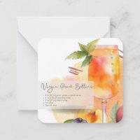 Mocktail Rezept Jungfrau Peach Bellini Gastgeschen