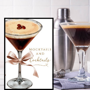 Mocktails Cocktails Espresso Martini Junggesellinn Poster