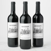 Mockup Anwesen Custom Wine Labels Weinetikett (Flaschen)