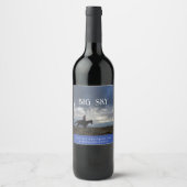 Mockup Big Sky Western Custom Wine Labels Weinetikett (Vorderseite)