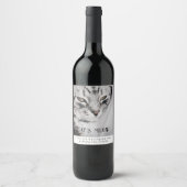 Mockup Cat's Meow Custom Wine Labels Weinetikett (Vorderseite)