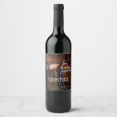 Mockup Frontier Saddle Western Custom Wine Labels Weinetikett (Vorderseite)