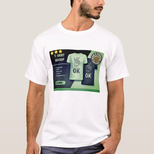 MOCKUP-T-Shirt T-Shirt (Vorderseite)