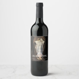 Mockup Wild Hord Western Custom Wine Labels Weinetikett