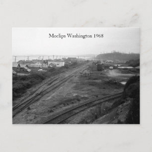 Moclips Washington 1968 Postkarte