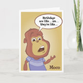 Moco Geburtstags-Karte Karte (Vorderseite)
