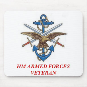 MOD10, VETERAN MAJESTÄTS-BEWAFFNETE KRÄFTE MOUSEPAD