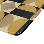 Mod 1970er Retro-Stil geometrisches Design Schneidebrett (Ecke)