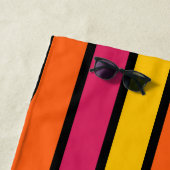 Mod 1970er Retro-Stil Geometrisches Design Strandtuch (Beispiel)