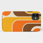 Mod 1970s Retro Style Geometric Design Case-Mate iPhone Hülle (Rückseite (Horizontal))