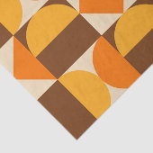 Mod 1970s Retro Style Geometric Design Seidenpapier (Ausschnitt)