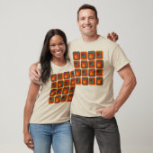 Mod 1970s Retro Style Geometric Design T-Shirt (Unisex)