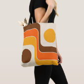 Mod 1970s Retro Style Geometric Design Tasche (Von Nahem)