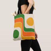 Mod 1970s Retro Style Geometric Design Tasche (Von Nahem)