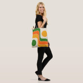 Mod 1970s Retro Style Geometric Design Tasche (Am Model)