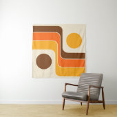 Mod 1970s Retro Style Geometric Design Wandteppich (Beispiel)
