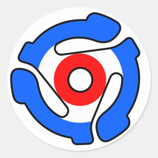 Mod 45 Adapter-Aufkleber Runder Aufkleber (Vorderseite)